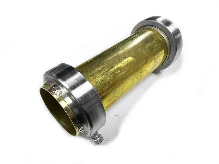 cb400f ヨンフォア64π用真鍮サイレンサー
