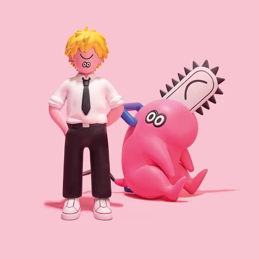 Amazon.co.jp: FACE OKA X FWENCLUB CHAINSAW MAN Pochita & Denji