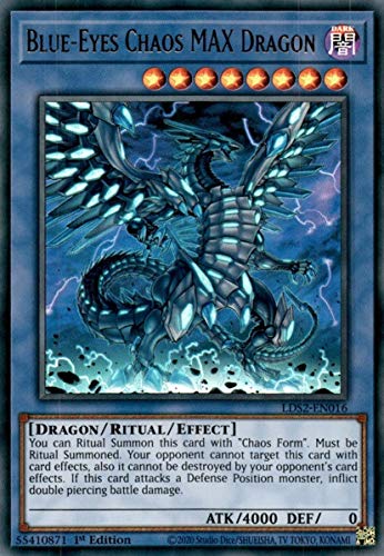 Amazon.co.jp: Blue-Eyes Chaos MAX Dragon LDS2-EN016 ウルトラレア