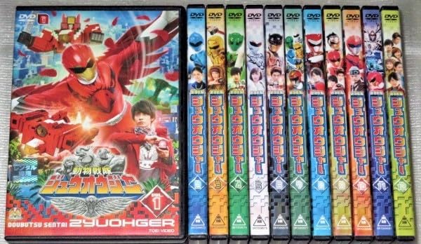 Amazon.co.jp: DVD動物戦隊ジュウオウジャー 全12巻セット : おもちゃ