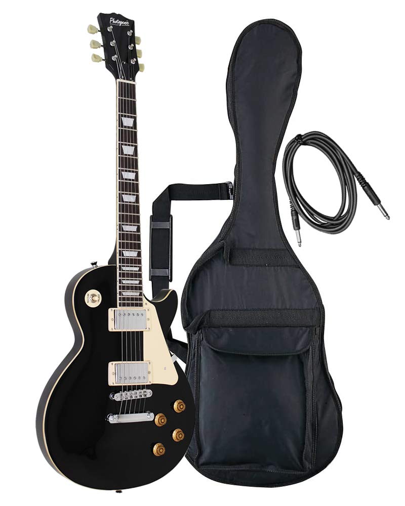 Amazon.co.jp: PhotoGenic エレキギター LPタイプ LP-260/BK ブラック