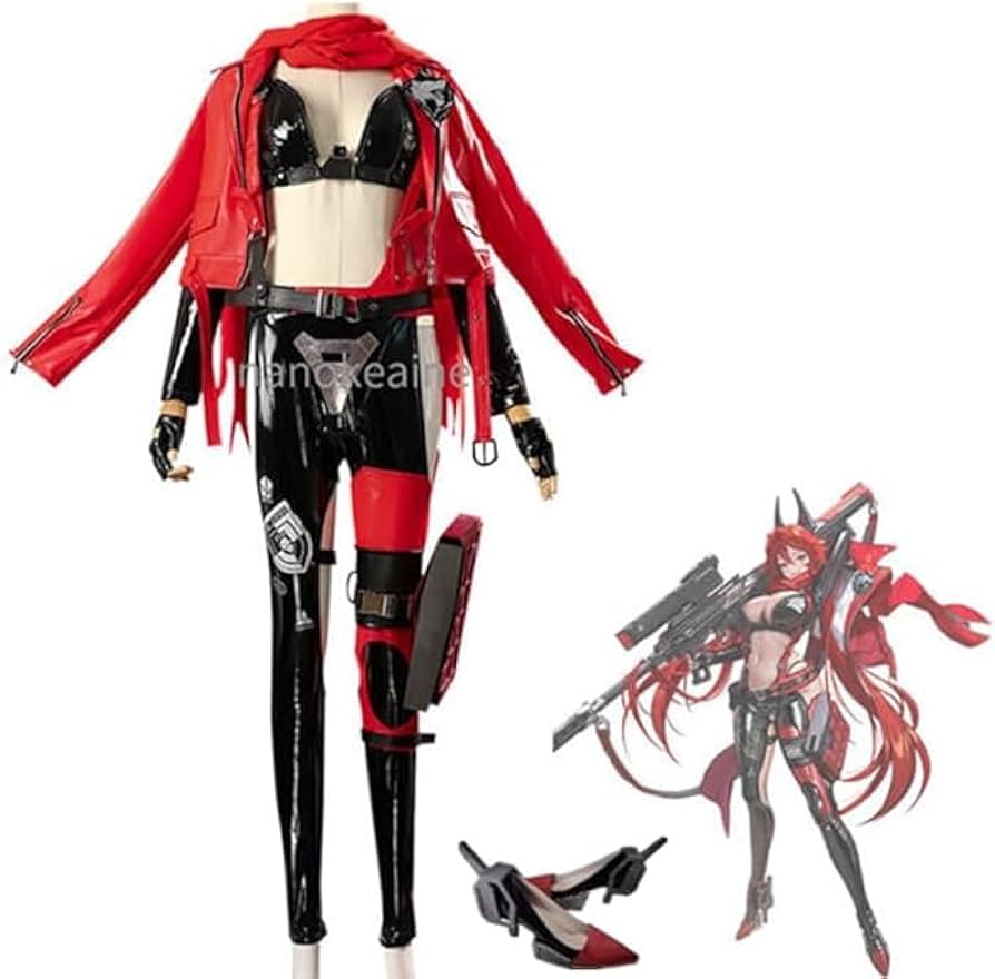 ラピ：レッドフード ウィッグ コスプレ 衣装 勝利の女神 NIKKE ニケ M