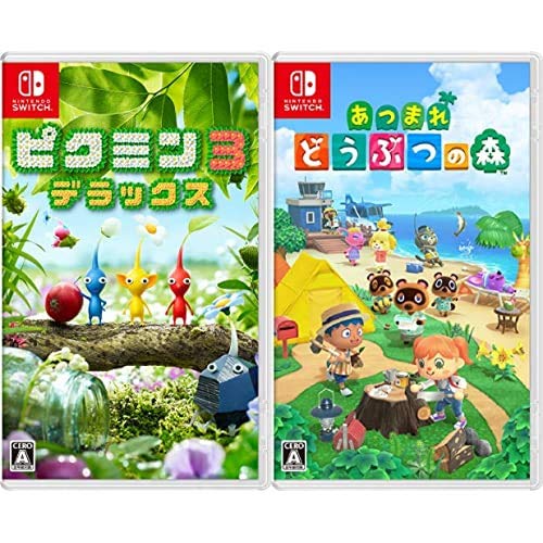 Amazon.co.jp: ピクミン3 デラックス -Switch + あつまれ どうぶつの森