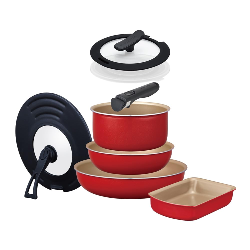 Amazon.co.jp: エバークック フライパンセット 8点セット IH対応 ガス