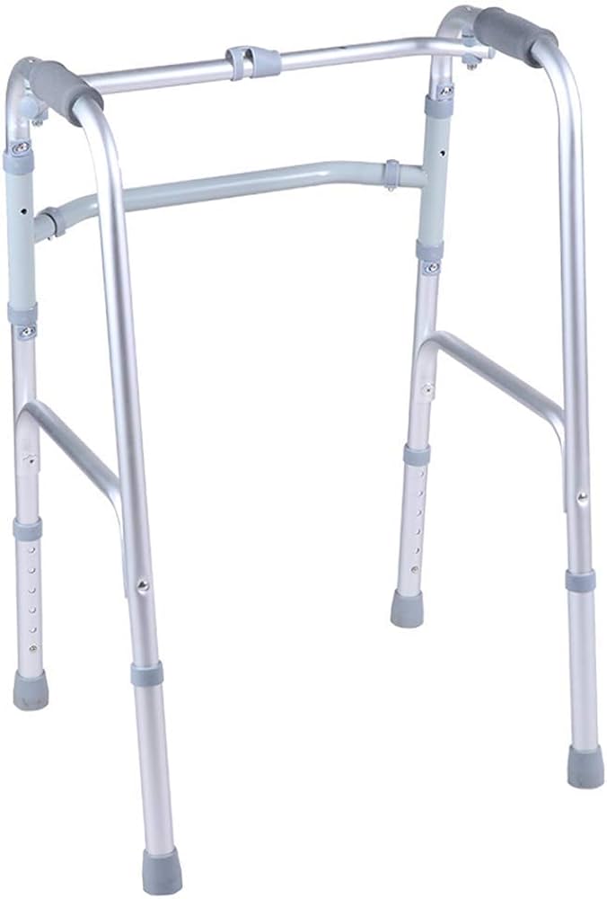 Amazon.co.jp: 車椅子歩行器、高齢者歩行器 折りたたみ式四点杖 アルミ