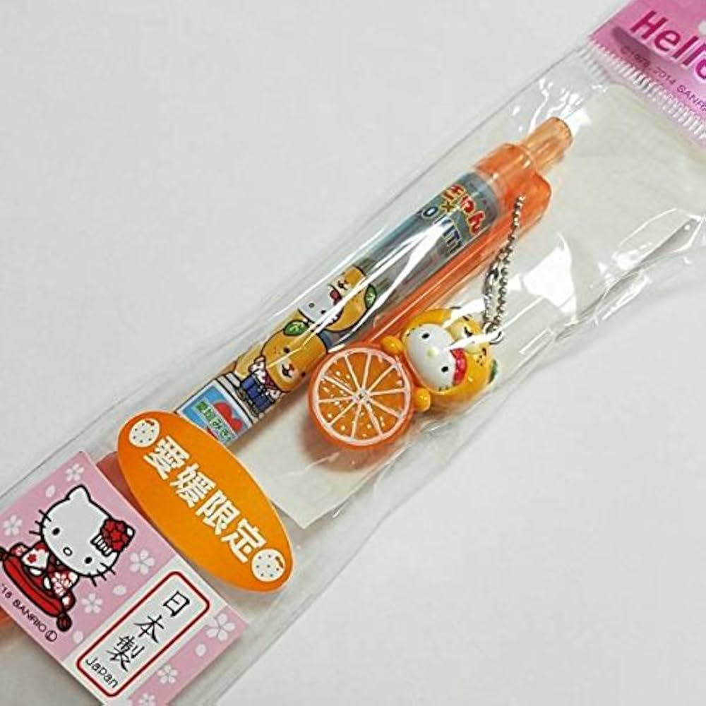 Amazon.co.jp: 愛媛限定コラボみきゃんご当地キティ ボールペン