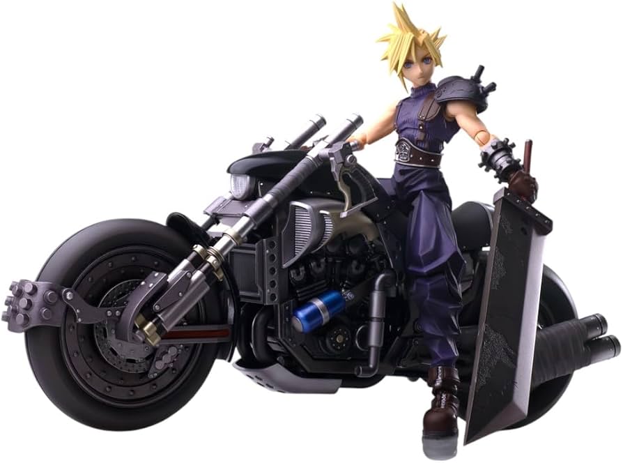 Amazon.com: Final Fantasy VII Bling Arts Cloud Strife & Hardy