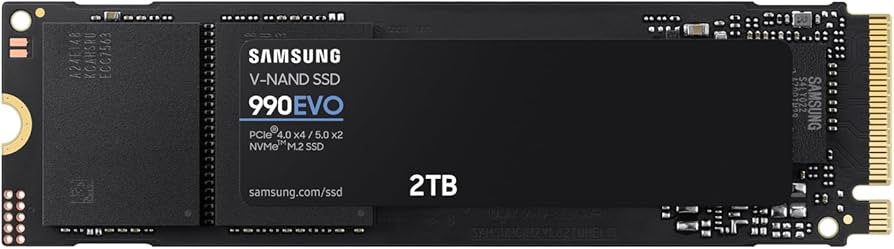 Amazon.co.jp: Samsung 990 EVO 2TB PCIe Gen 4.0 ×4 NVMe M.2 (2280