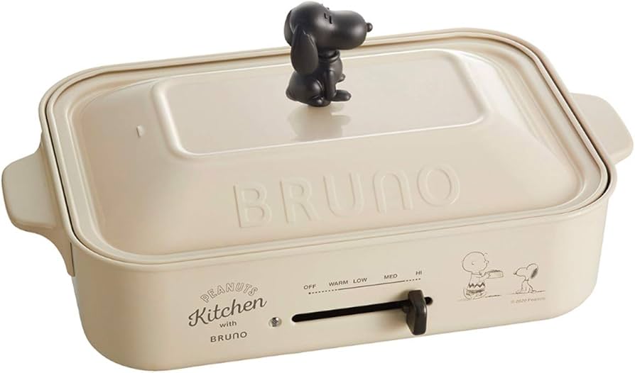 Amazon | BRUNO ブルーノ コンパクトホットプレート スヌーピー