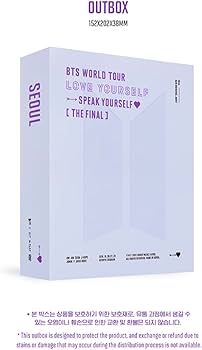Amazon.com: BTS World Tour Love Yourself : Speak Yourself The