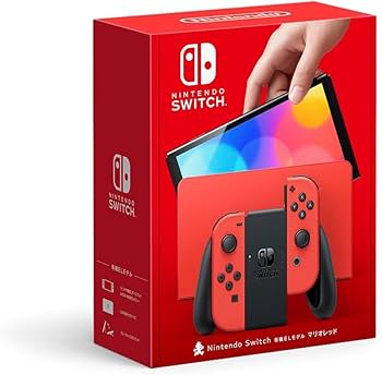 Nintendo Switch Console - OLED Model: Mario Red Limited Edition