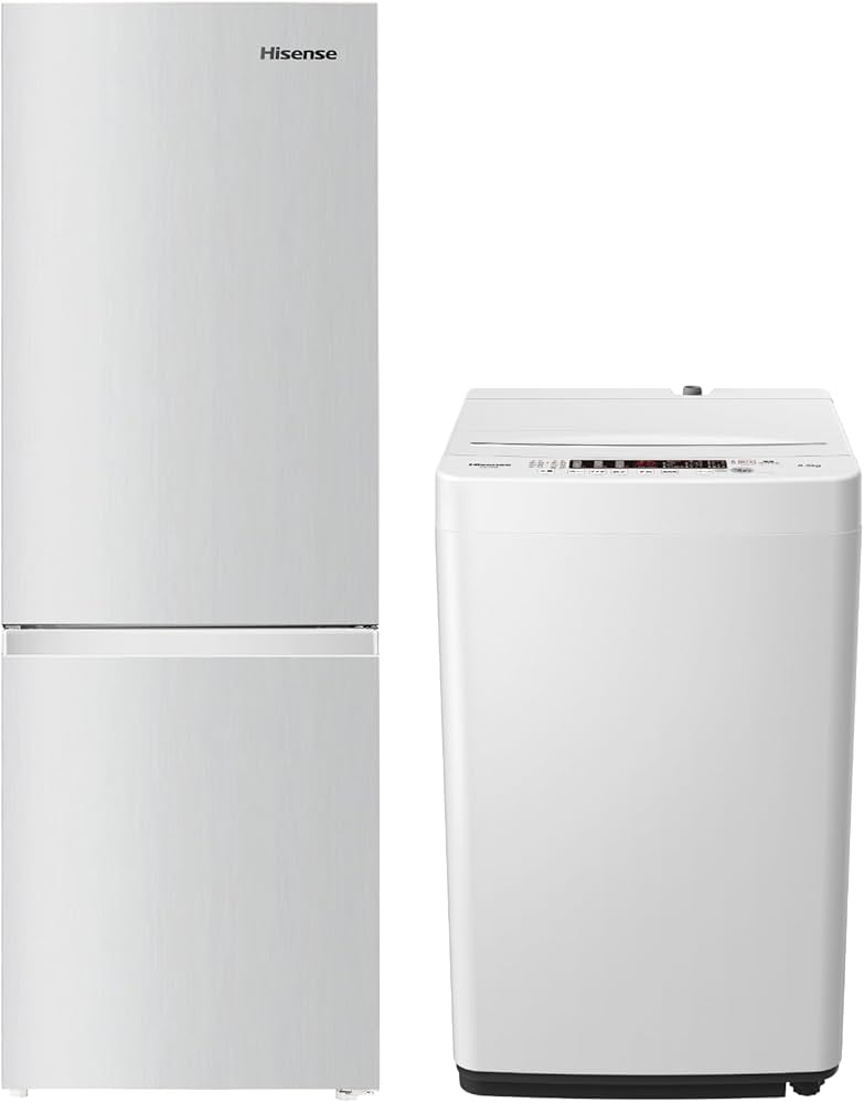 Amazon.co.jp: 【新生活家電セット】ハイセンス 冷蔵庫 175L 白 & 洗濯