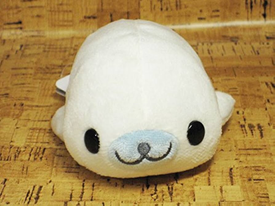 サンエックス まめゴマ シャイニーぬいぐるみ 白 当時品 Amazon.co.jp