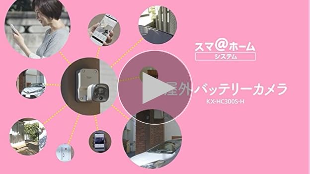 Amazon.co.jp: パナソニック 屋外バッテリーカメラキット KX-HC300SK-H