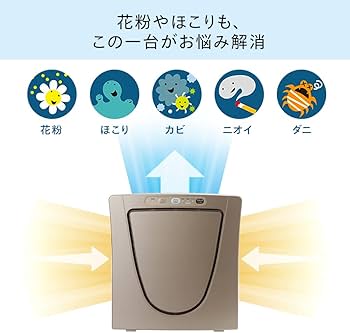 Amazon | TWINBIRD(ツインバード) 空気清浄機 12畳 HEPAフィルター