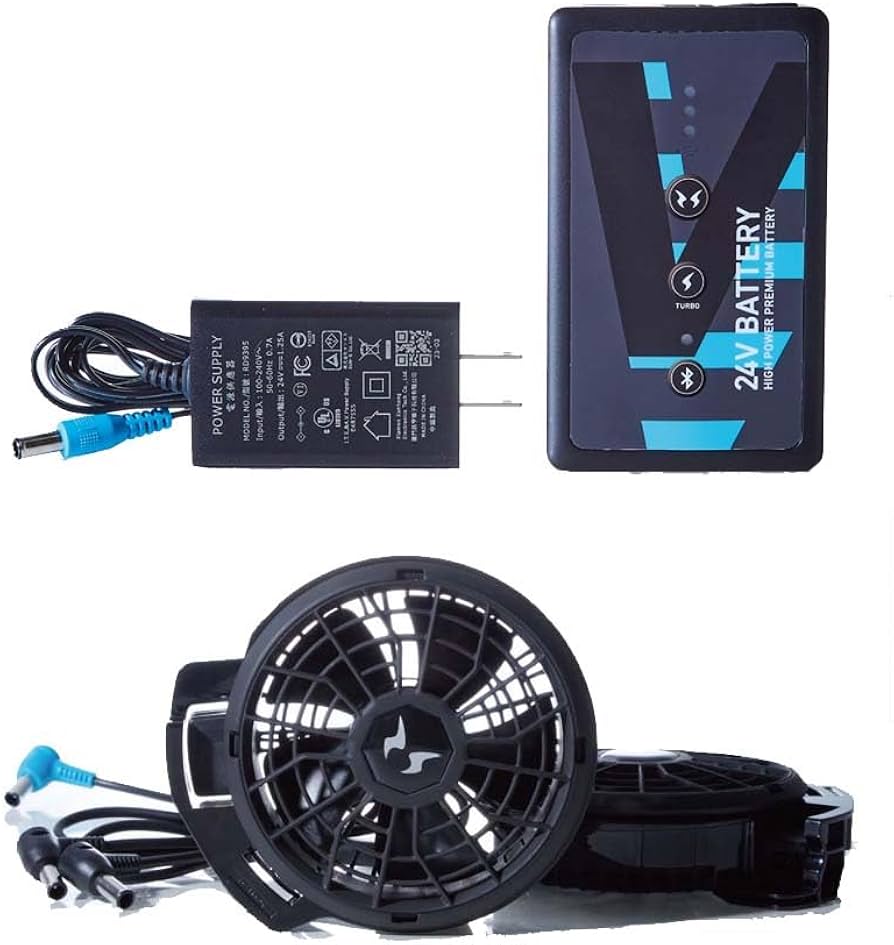 Amazon.co.jp: (サンエス) 空調風神服 24V仕様リチウムイオン