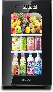 Amazon | Shelddi 小型冷蔵庫 23L 静音 おしゃれ 省エネ ミニ電子