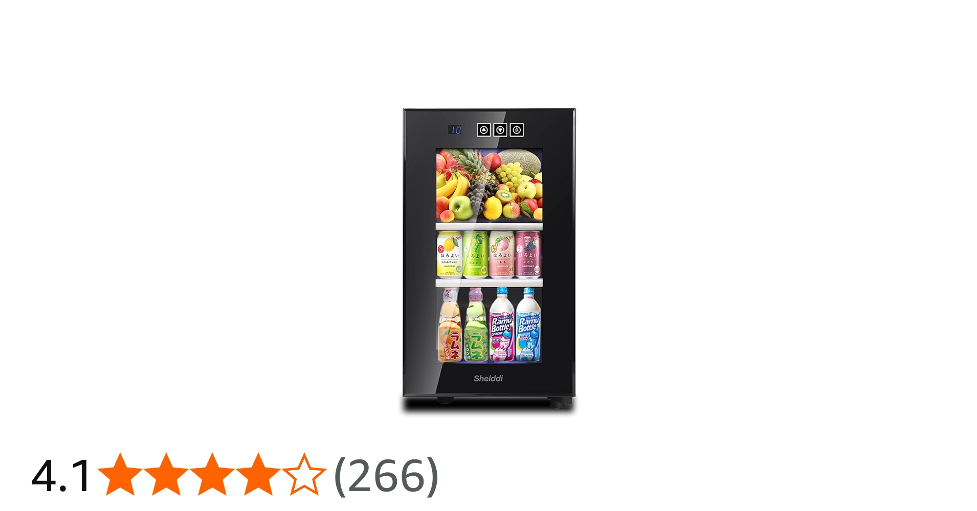 Amazon | Shelddi 小型冷蔵庫 23L 静音 おしゃれ 省エネ ミニ電子