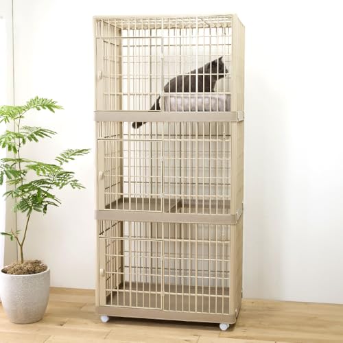 アイリスオーヤマ プラケージ 3段 813 (キャットタワー・ケージ) 価格