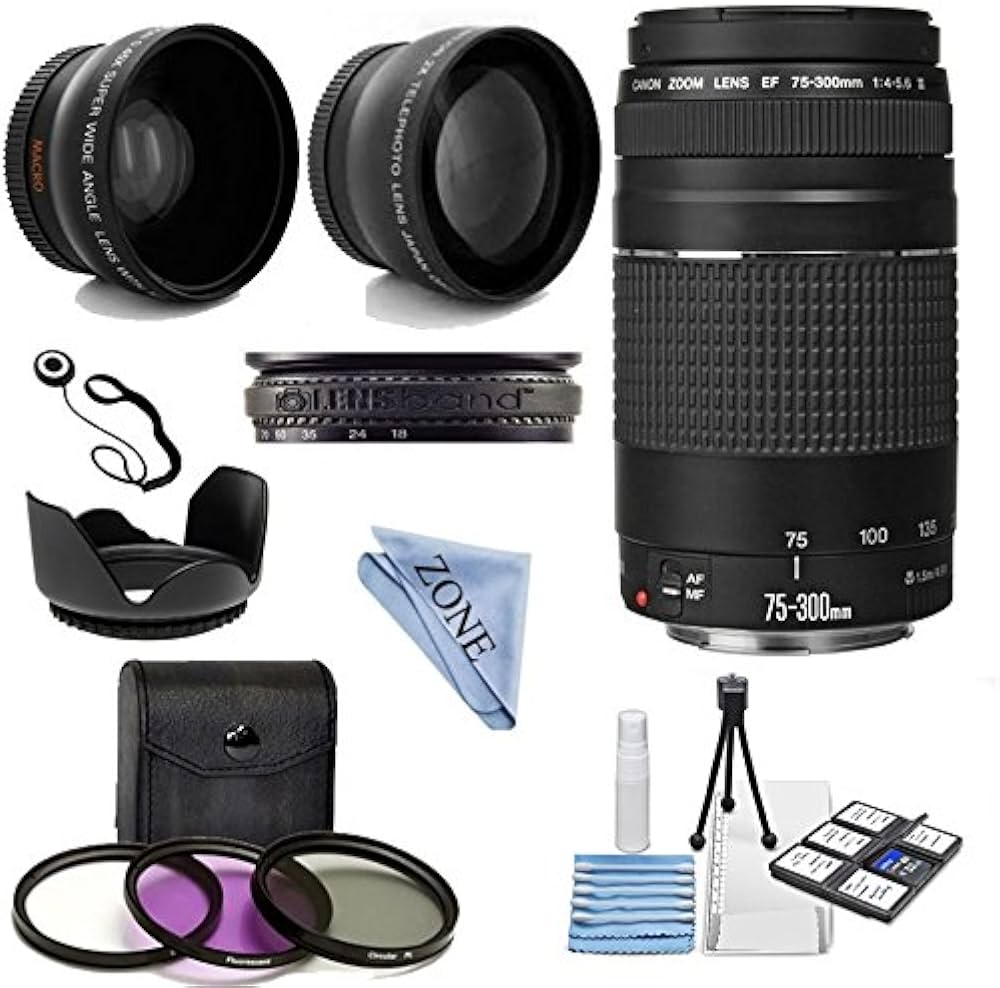 Amazon | Canon EF 75 – 300 mm f / 4 – 5.6 III望遠ズームレンズ