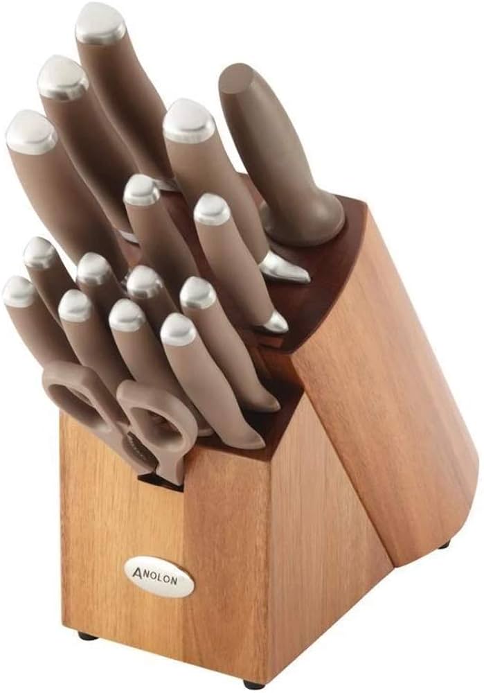 Amazon.com: Anolon 46322 SureGrip Japanese Stainless Steel Knife
