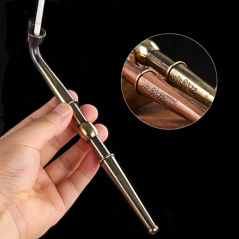 Amazon.co.jp: 分解可能で手入れ簡単 ヴィンテージパイプ 煙管 刻み