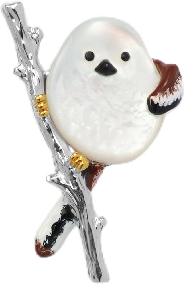 Amazon | 【公式】[ヴァンドームブティック]白蝶貝 シマエナガ