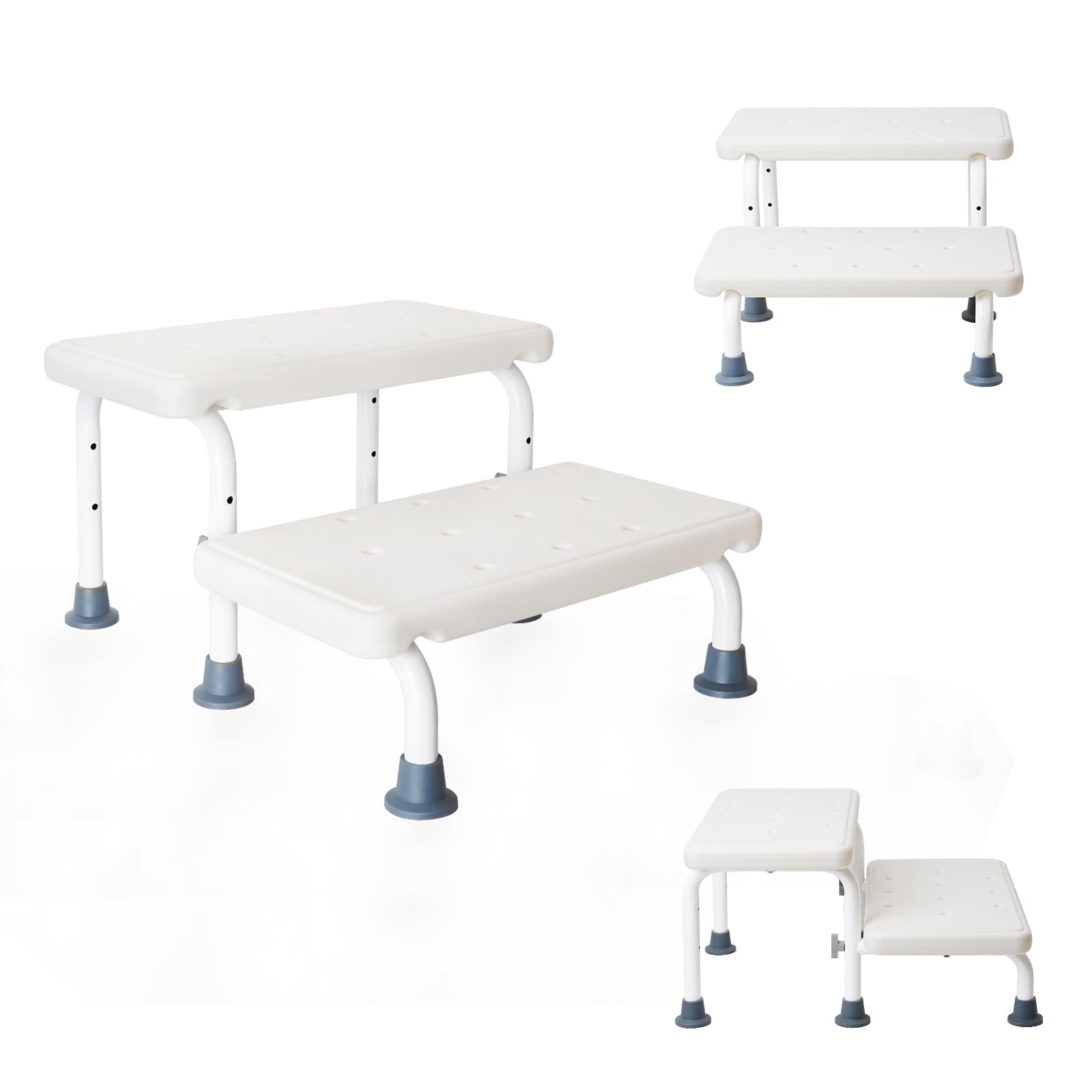 Amazon.co.jp: SUKONG 踏み台 手すり付き ステップ 高さ調整 滑り止め