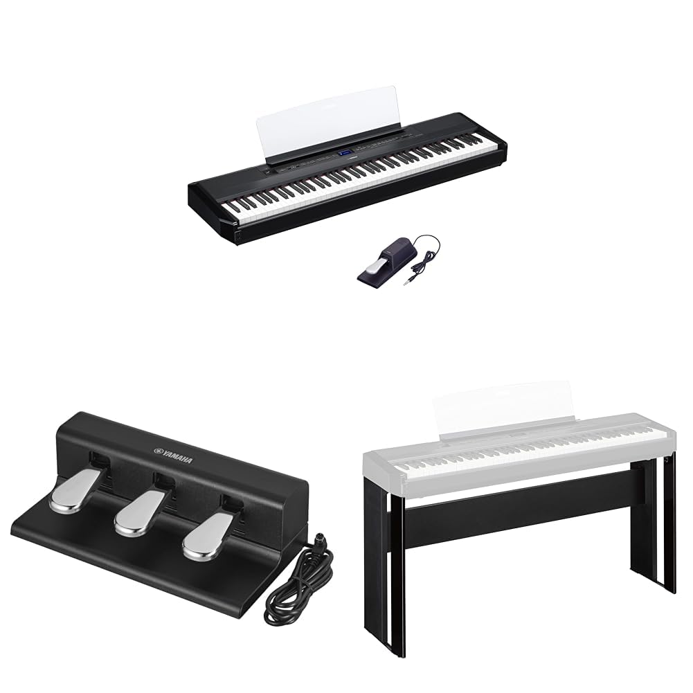 Amazon | 【セット買い】ヤマハ YAMAHA 電子ピアノ P-525B ブラック P