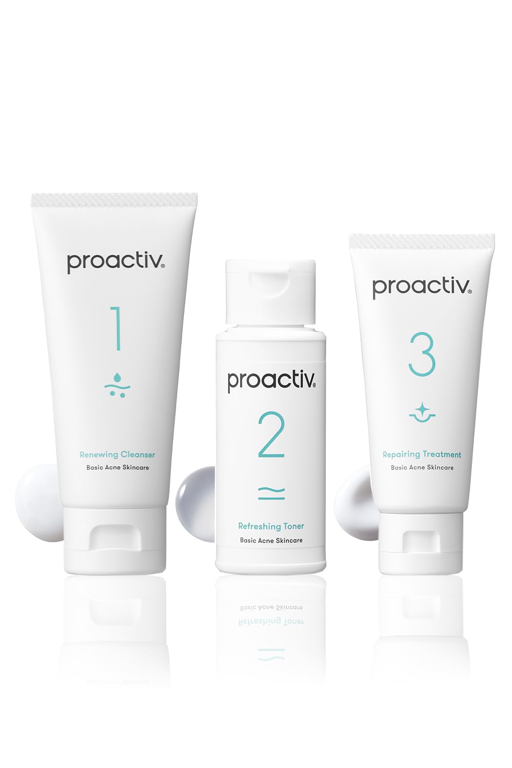 Amazon.co.jp: プロアクティブ 3ステップセット (60日分) 薬用洗顔料