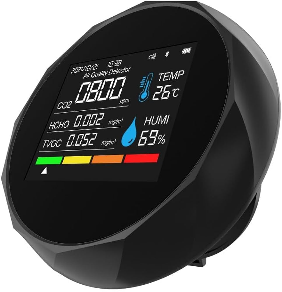 Amazon.co.jp: Iuseike 一酸化炭素検知器、多機能空気モニター、一酸化