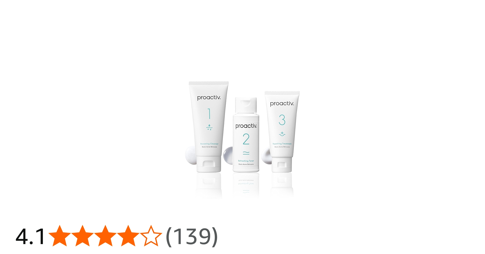 Amazon.co.jp: プロアクティブ 3ステップセット (60日分) 薬用洗顔料