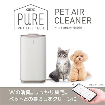 Amazon | ジェックス【 PURE 】 PET AIR CLEANER ペット用 集毛・消臭