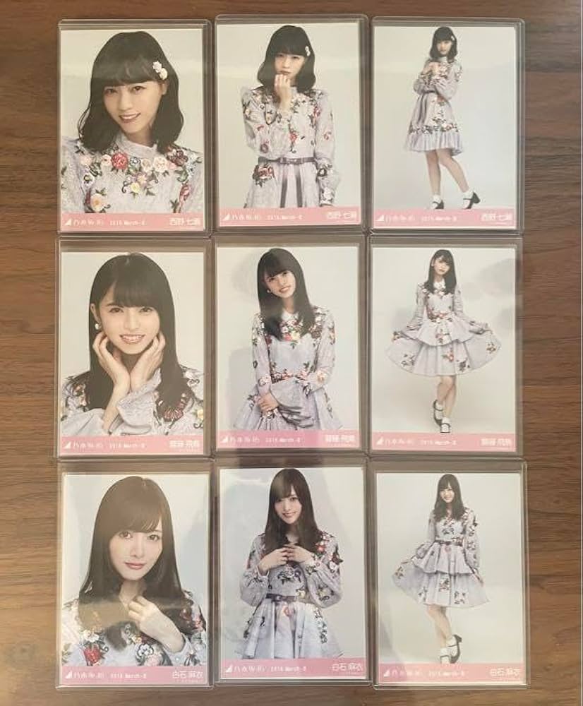 乃木坂46 生写真コンプ(白石、橋本、西野、生田、桜井、井上)