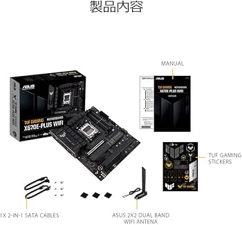 Amazon | ASUS TUF GAMING X670E-PLUS WIFI AMD Ryzen 7000 シリーズ