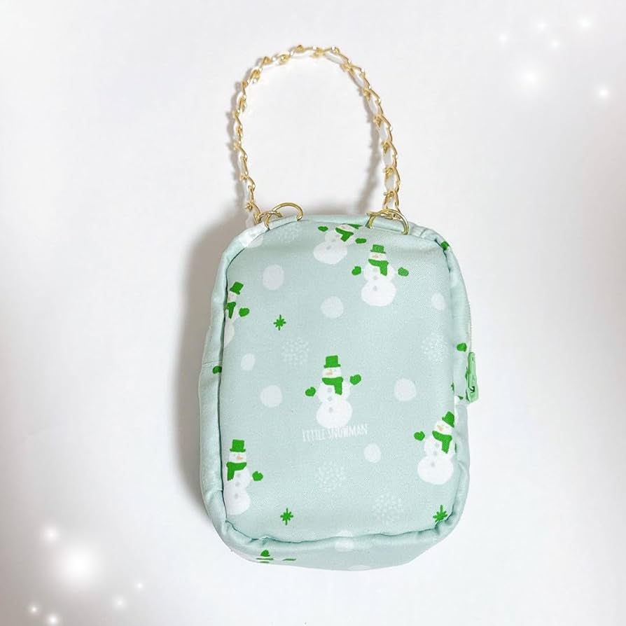 Amazon.co.jp: 雪だるま柄すのチルぬいポーチ 緑 阿部亮平 ちびぬい