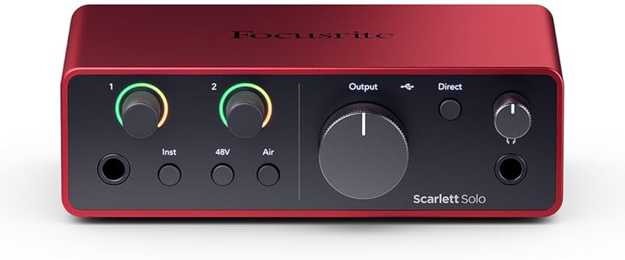 Amazon.com: Scarlett Solo 4th Gen USB Audio Interface with XLR 10