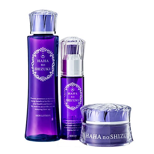 Amazon.co.jp: 母の滴 スーパープラセンタ化粧品 スキンケア 3点セット