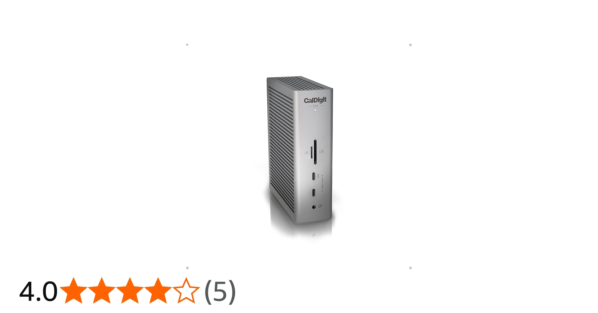 Amazon.co.jp: CalDigit TS5 - Thunderbolt 5ドック 1.0mケーブル付き