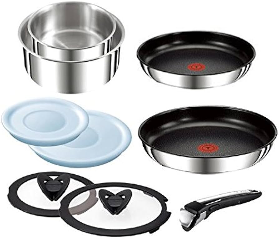 Amazon.co.jp: ティファール フライパン 鍋 9点 セット IH対応