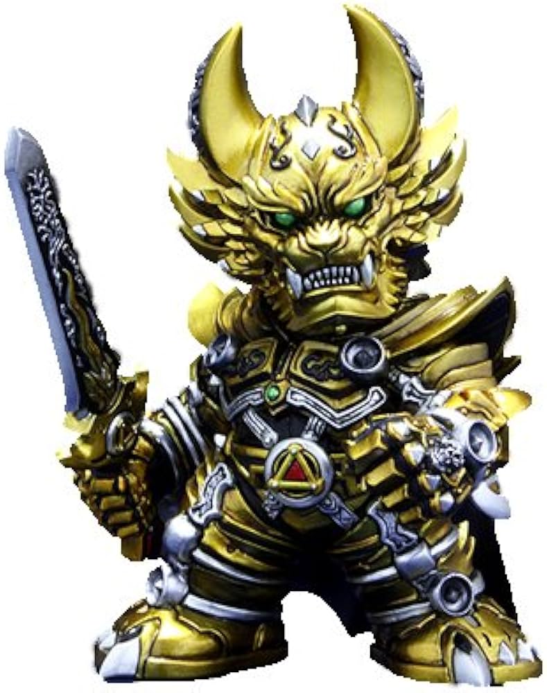 Amazon | 牙狼デフォルメ魔戒コレクション 黄金騎士ガロ (PVC塗装済