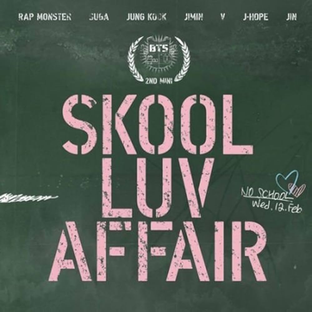 BTS [SKOOL LUV AFFAIR] 2nd Mini Album CD+115p Photobook+Card+