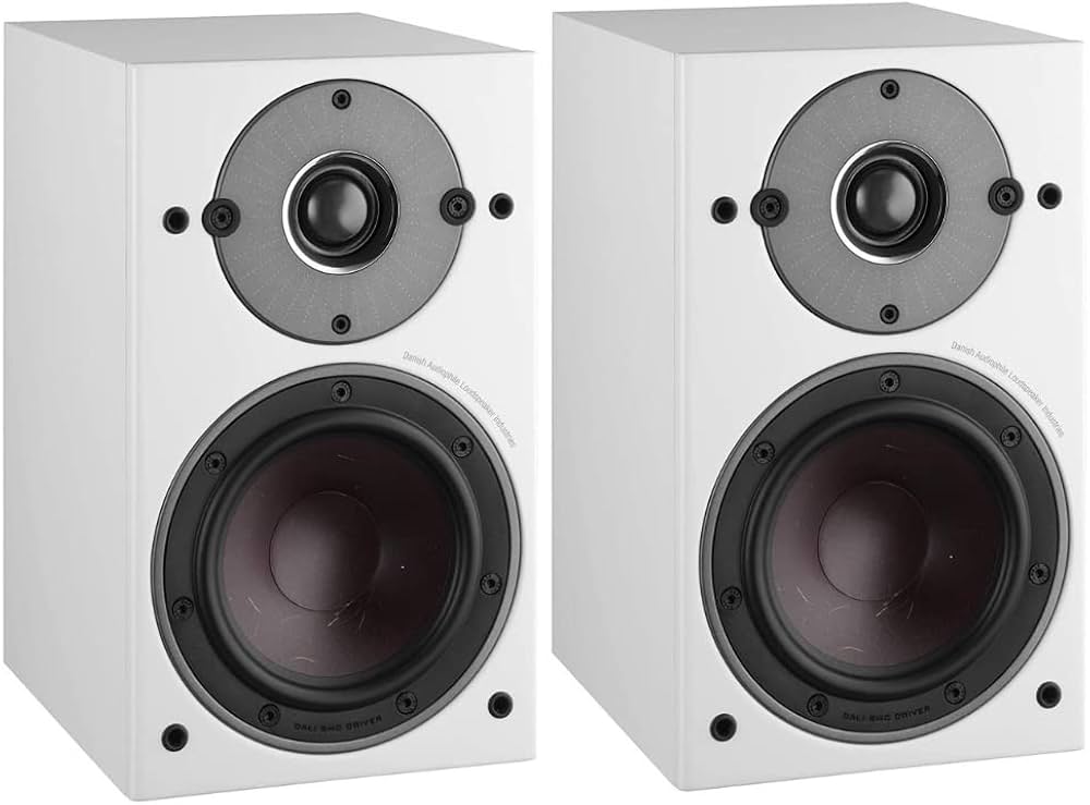 Amazon.com: DALI Oberon 1 Bookshelf Speakers - White (Pair