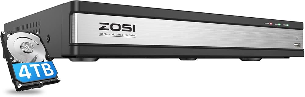 Amazon.com: ZOSI 16 Channel Network Video Recorder, 4K 16CH PoE