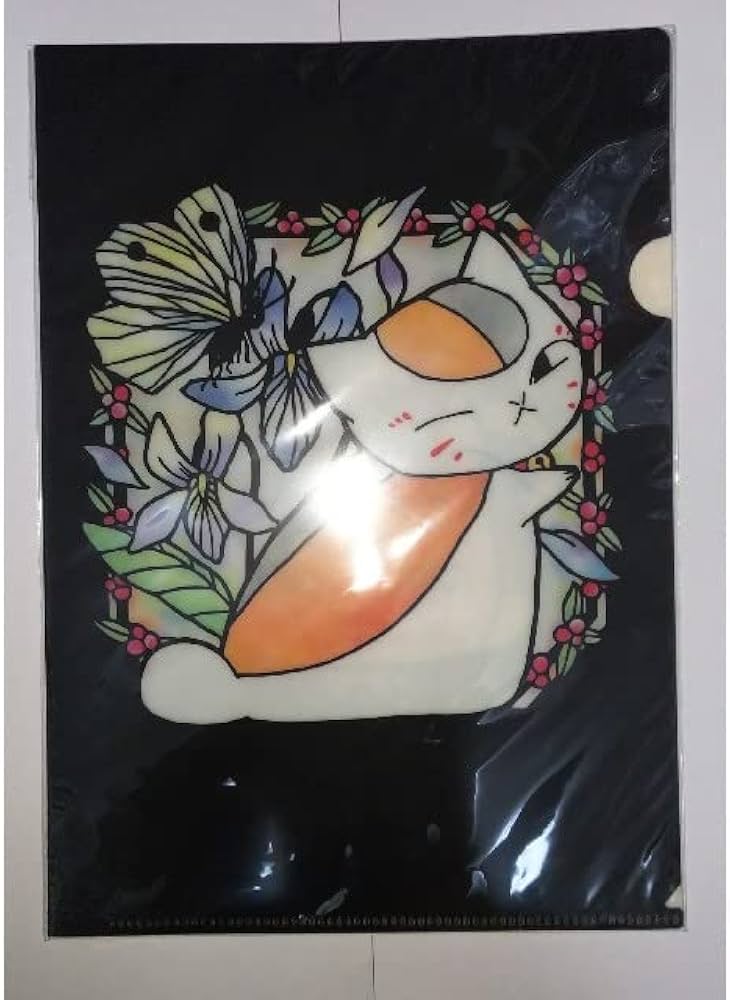 夏目友人帳イラストカードクリアファイル伽羅切絵5つセット