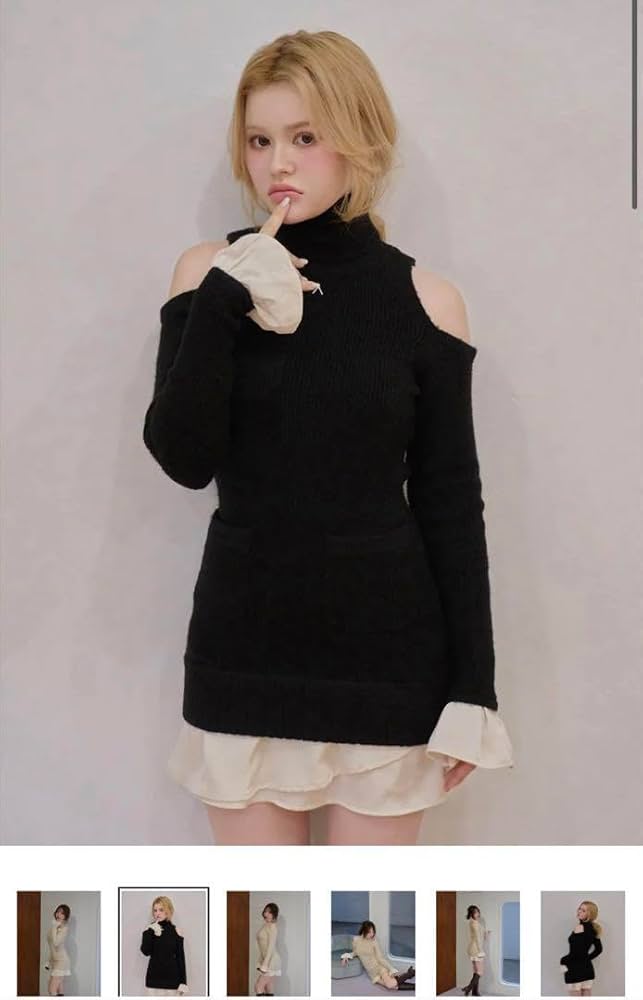 Amazon.co.jp: アンドマリー andmary Demi knit mini dress : 文房具