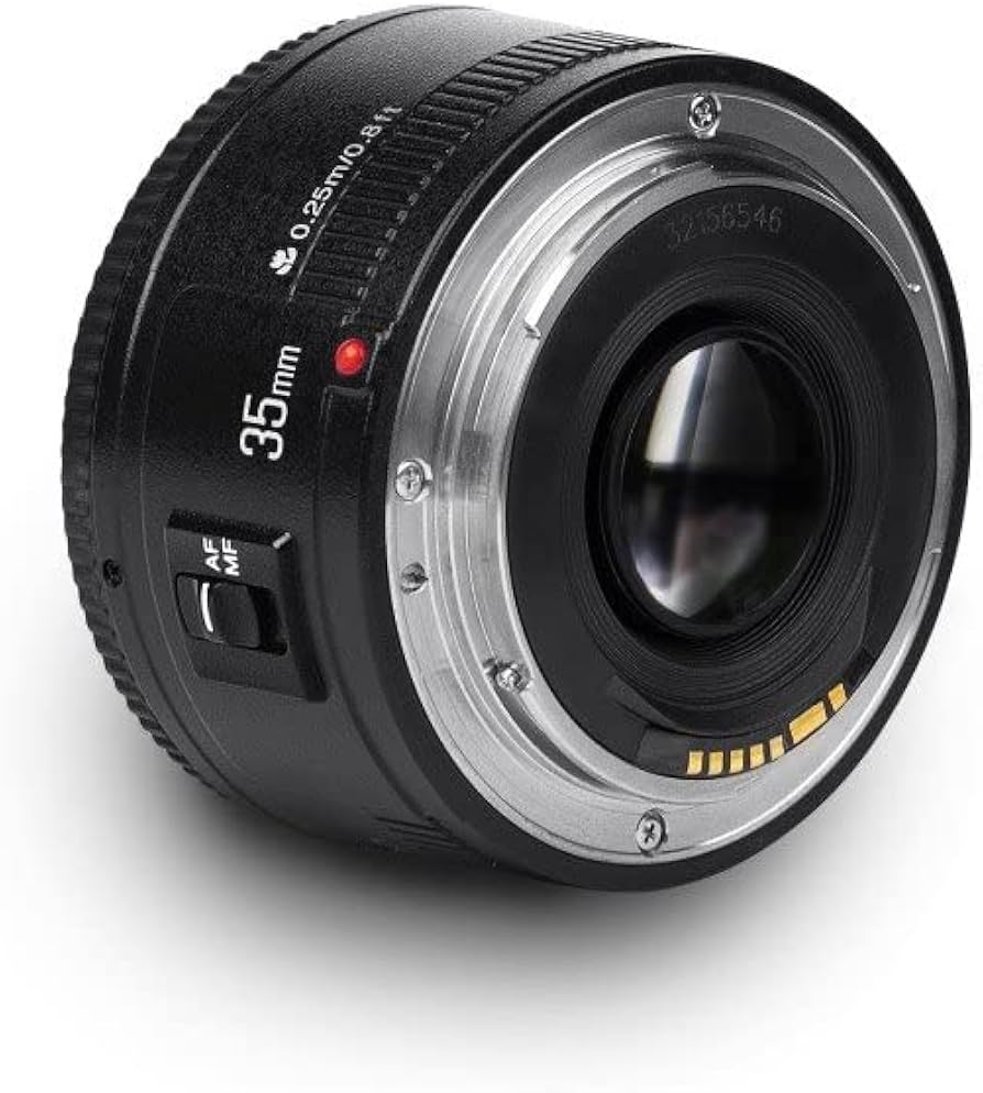 Amazon.com : YONGNUO YN35mm F2 Fast EF Lens 1:2 AF/MF Wide-Angle