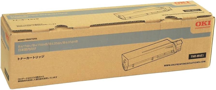 Amazon.co.jp: OKI 国内純正トナーカートリッジ TNR-M4E1 ブラック (T