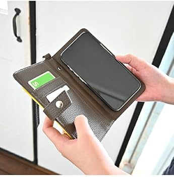 A SCENE 手帳型ケース ブラック/グレー/ベージュ Amazon.co.jp: A