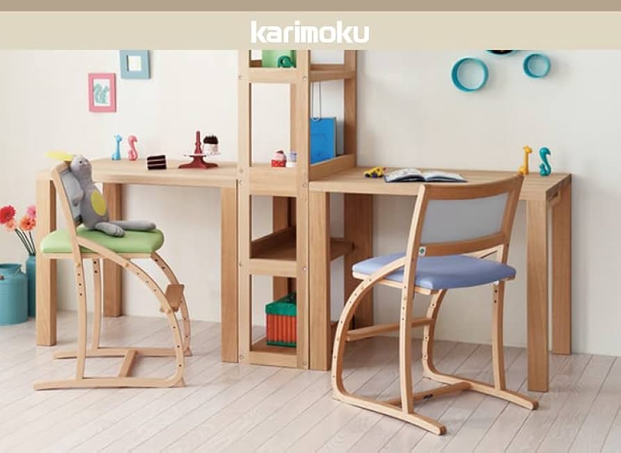 Amazon.co.jp: カリモク デスクチェア 学習チェア クレシェ 学習椅子